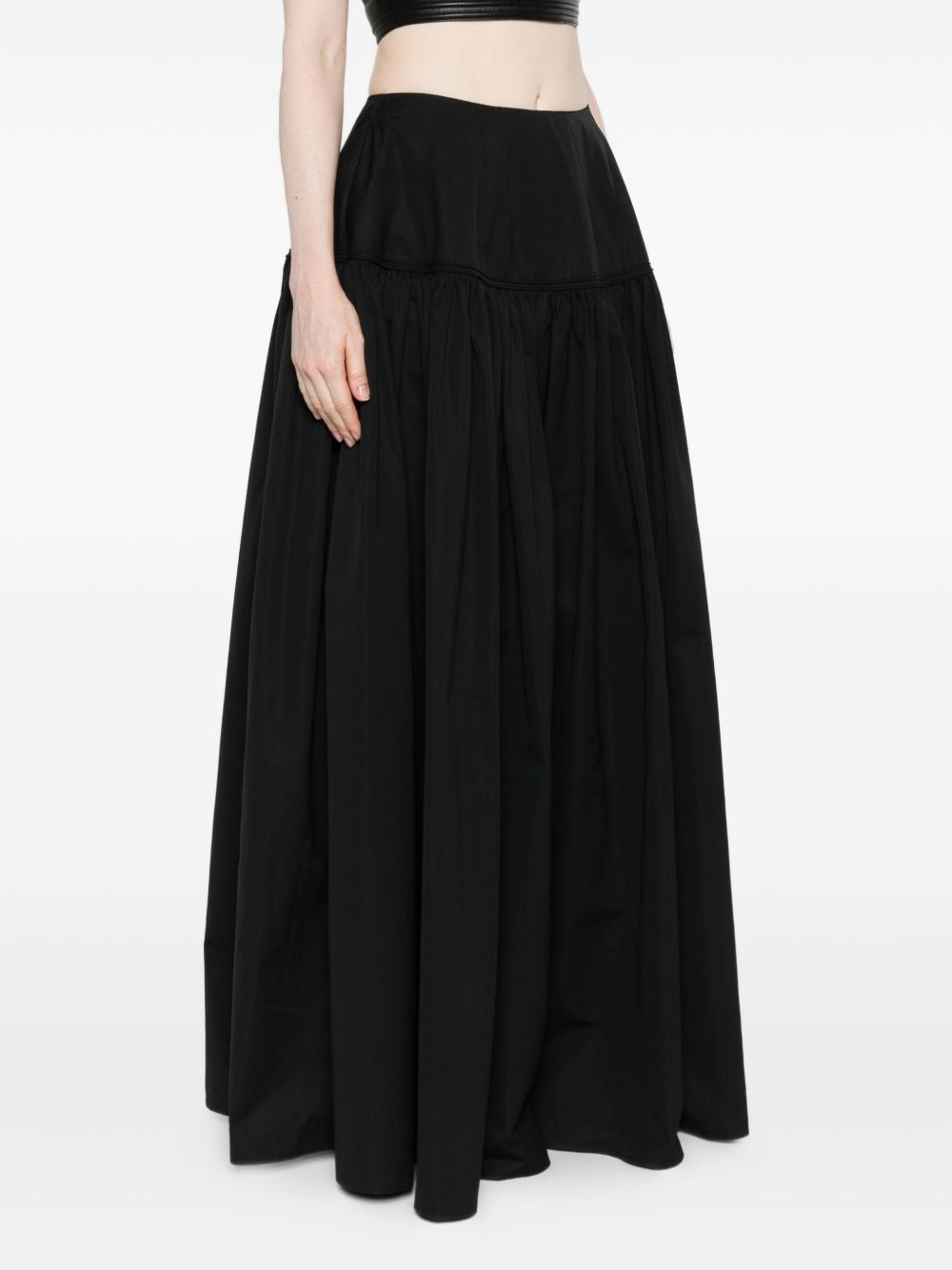 full cotton-poplin skirt - 3
