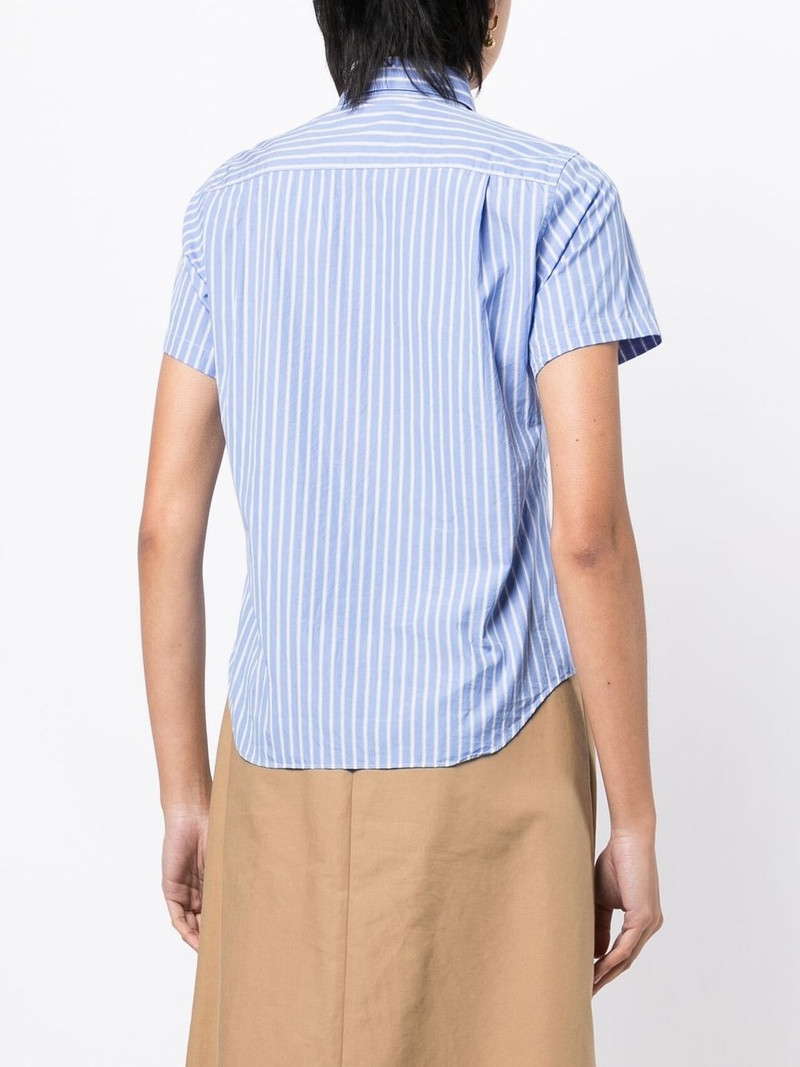 striped-print short-sleeved shirt 4