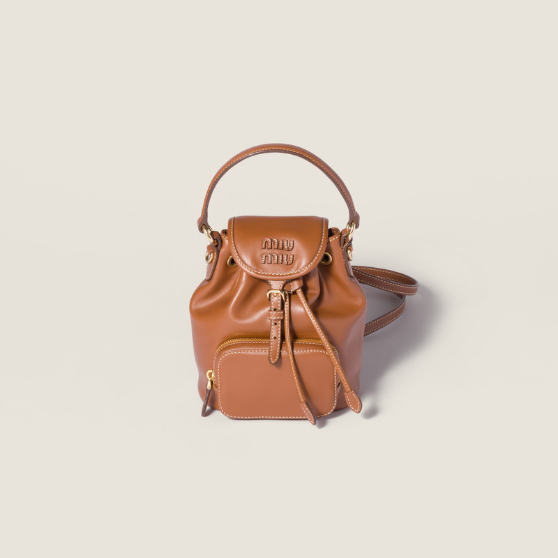 Leather mini-backpack 1