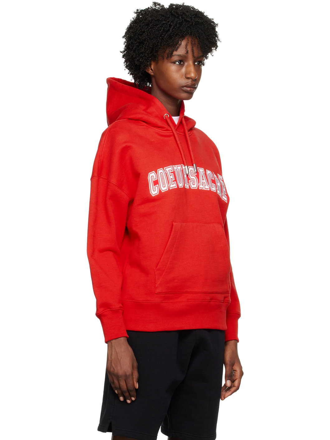 Red 'Cœur Sacré' Hoodie - 2