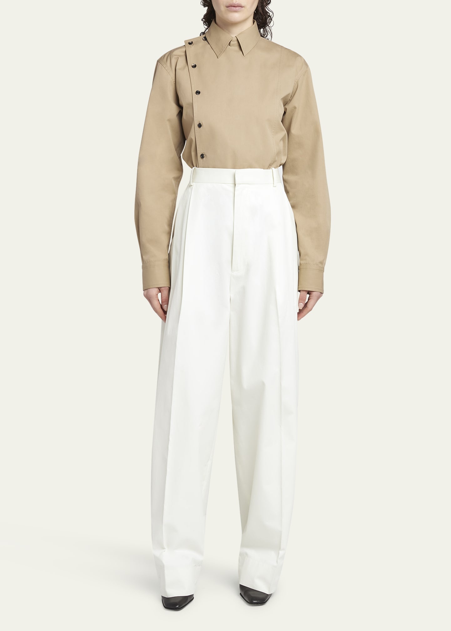 Light Cotton Twill Trousers - 2