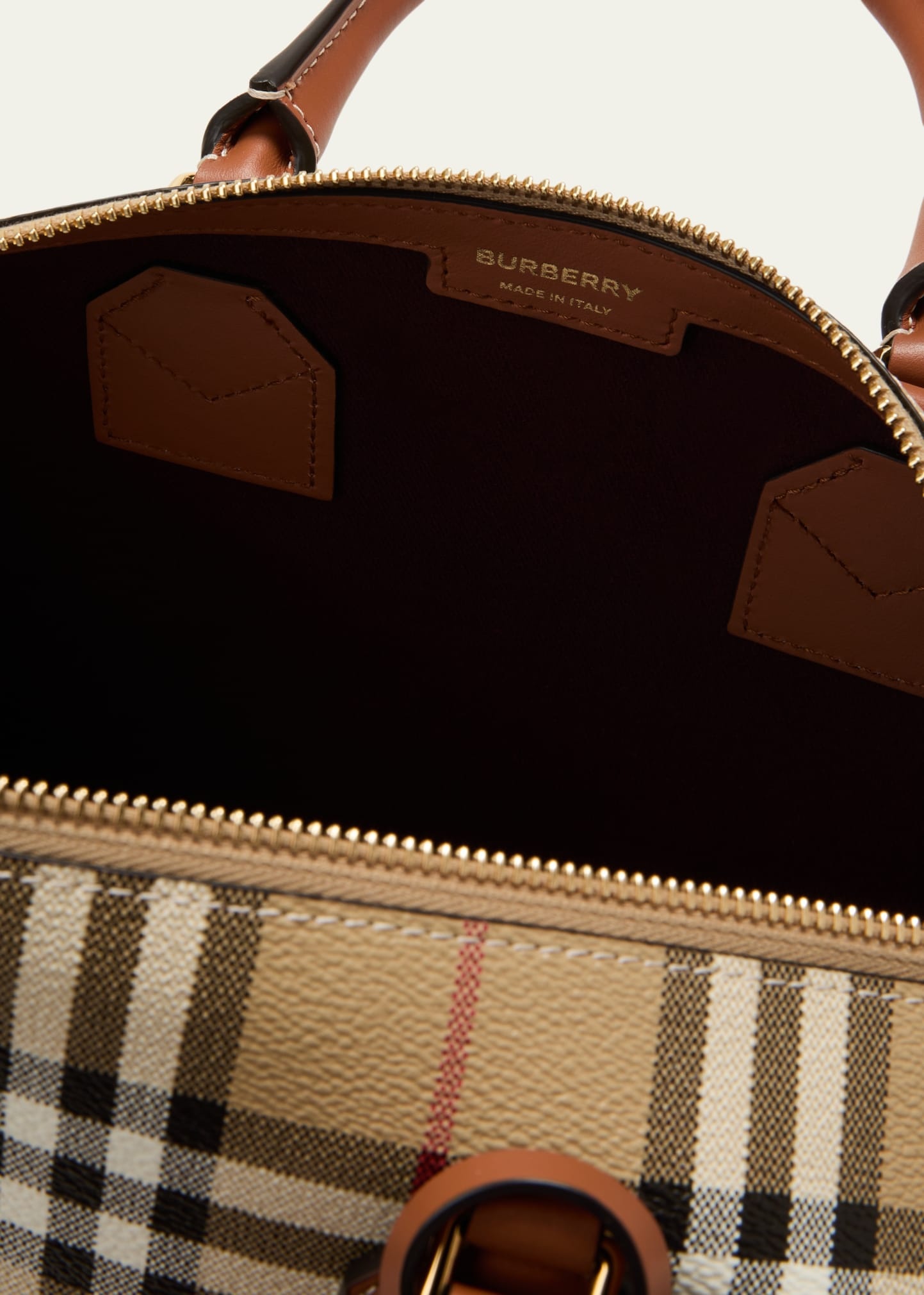 Check Bowling Shoulder Bag - 4