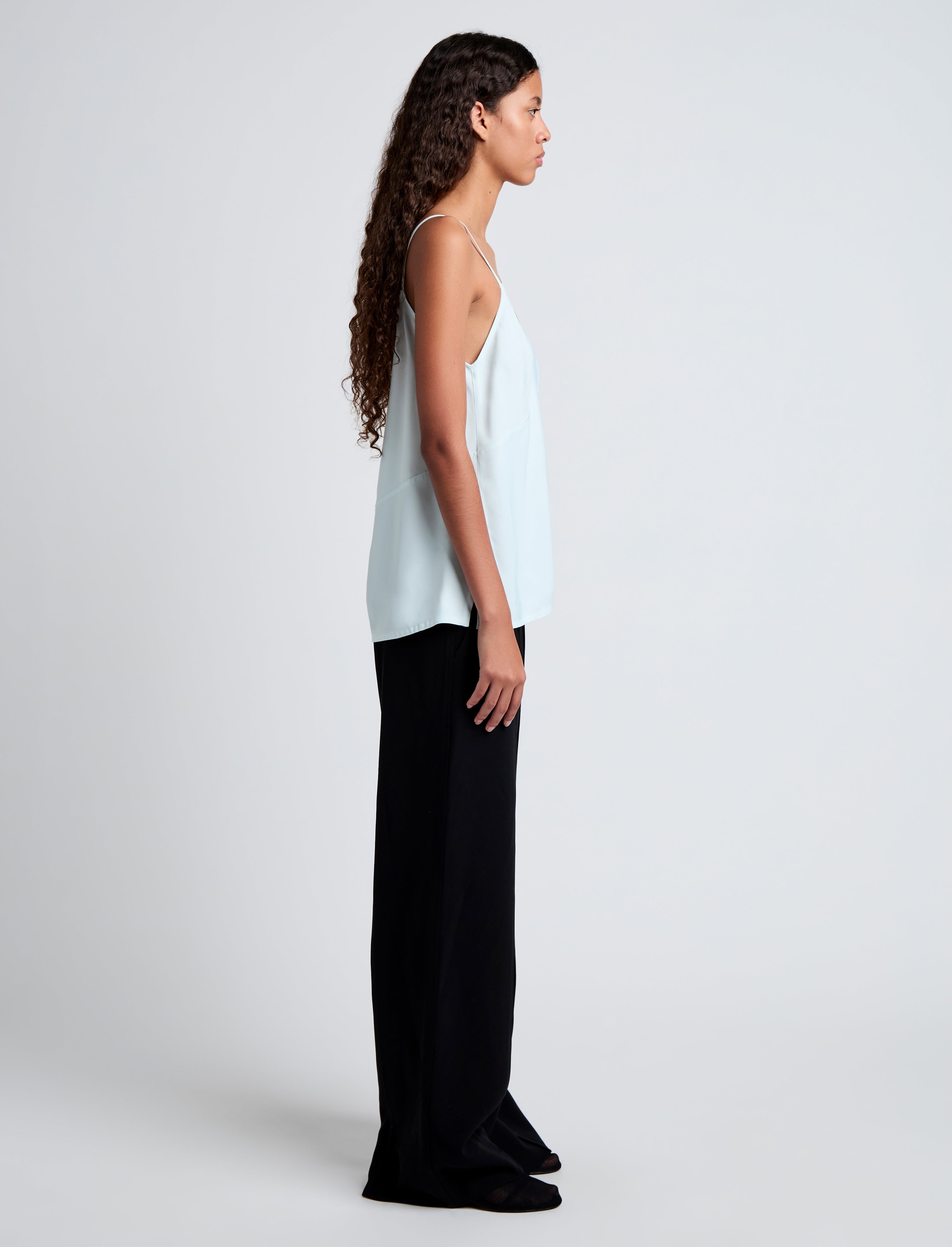 Sabine Top in Viscose Gabardine - 4