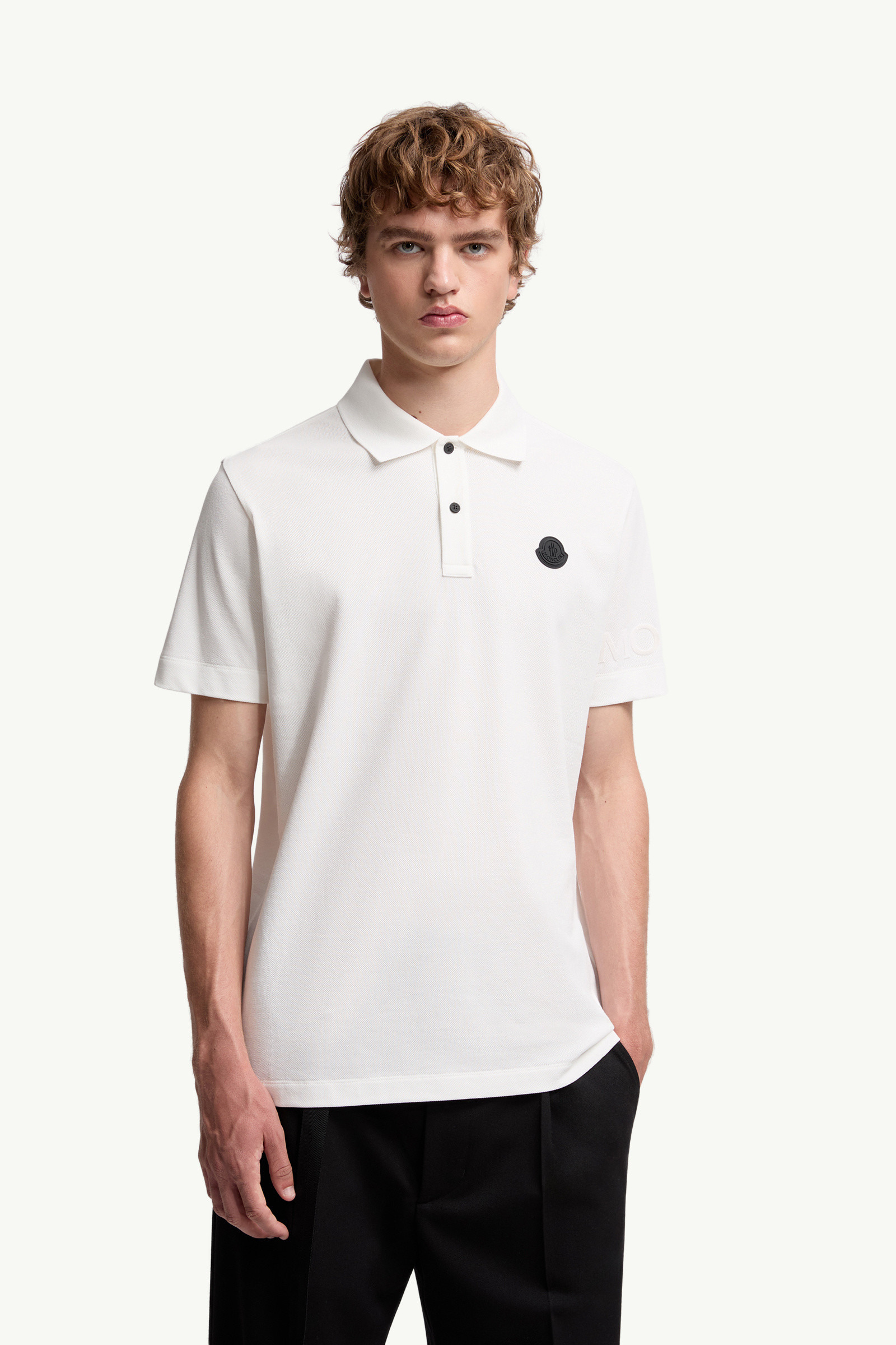 Logo Cotton Piquet Polo Shirt - 3
