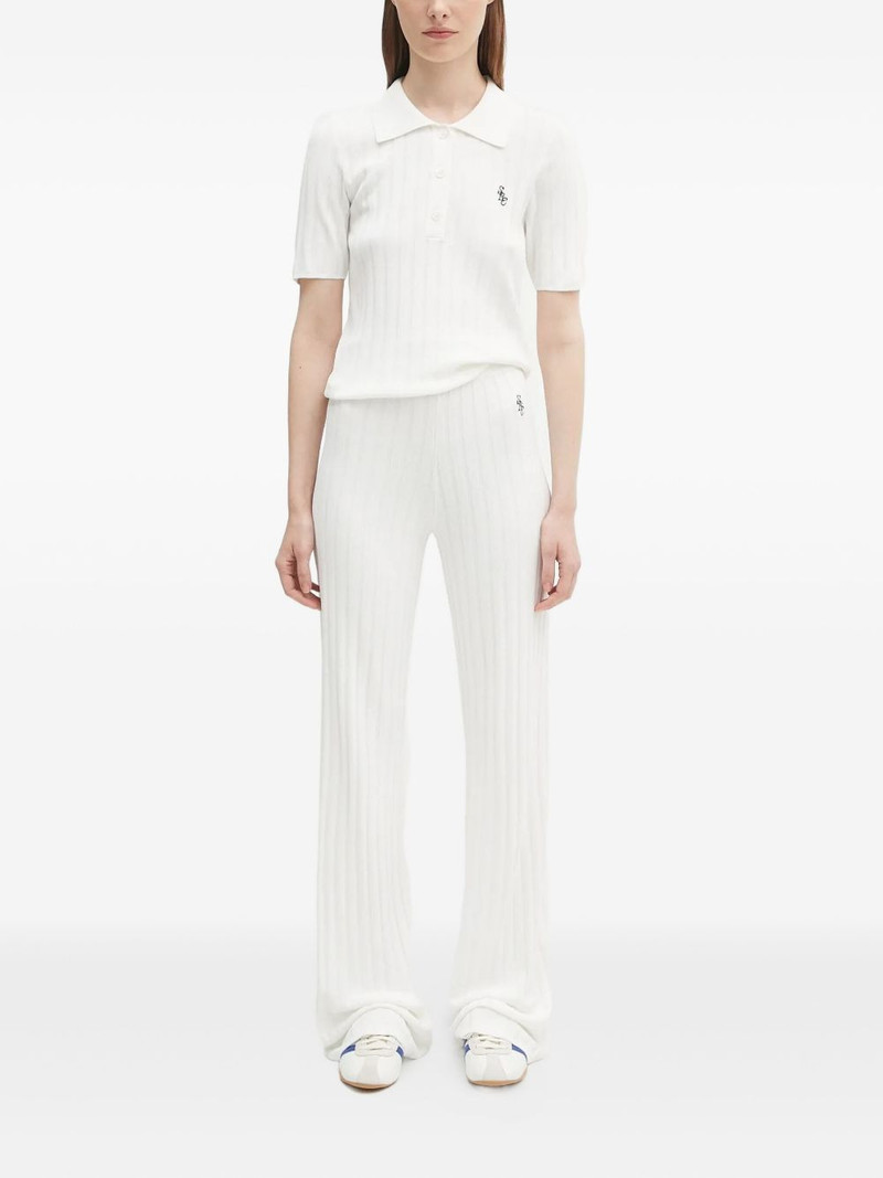Sporty & Rich ribbed knit trousers outlook