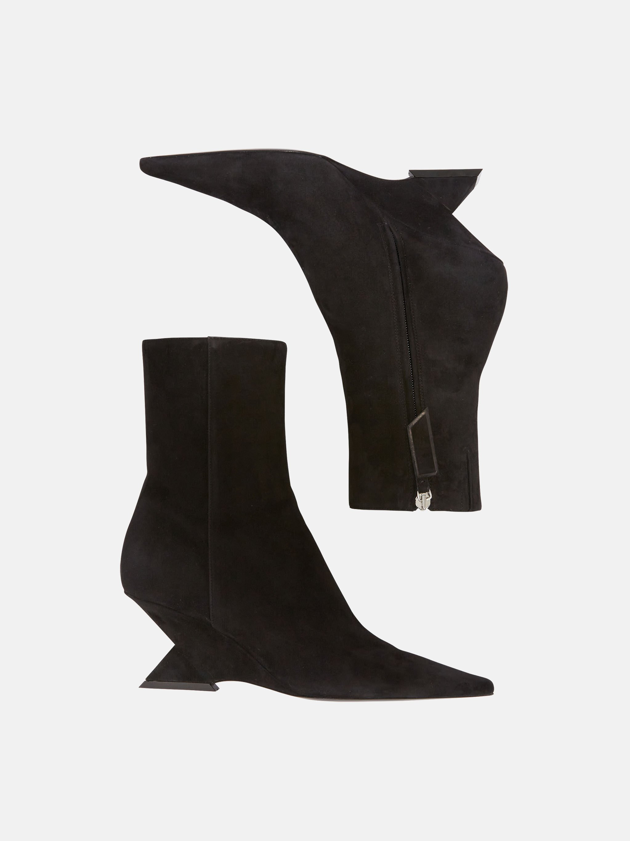 ''CHEOPE'' BLACK ANKLE BOOT - 4