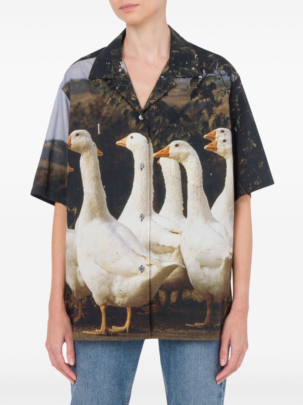 graphic-print shirt - 2