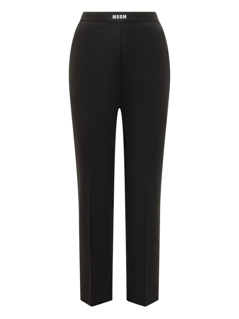 logo-waistband trousers 1