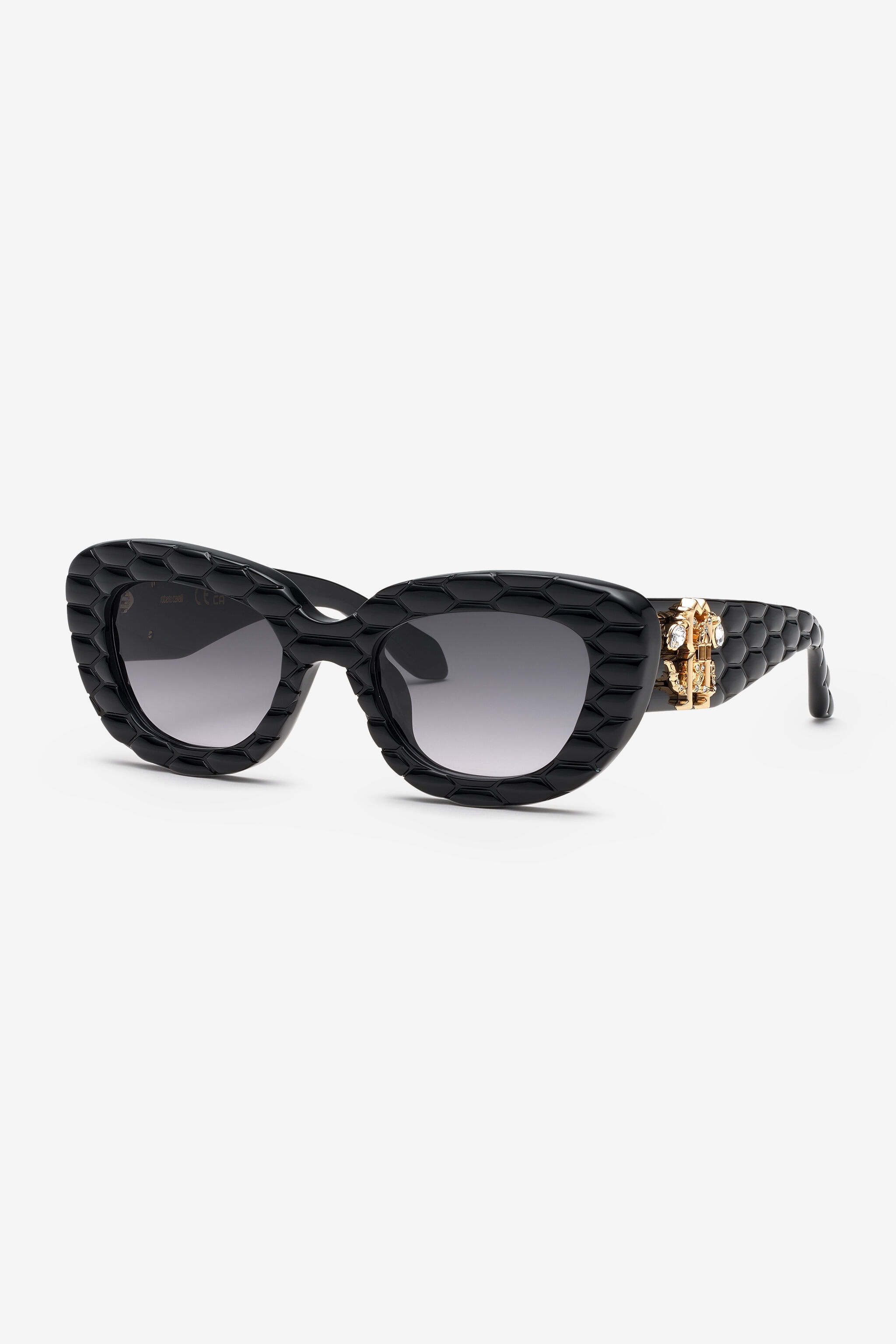 Sunglasses with wide bold cat-eye front - 3