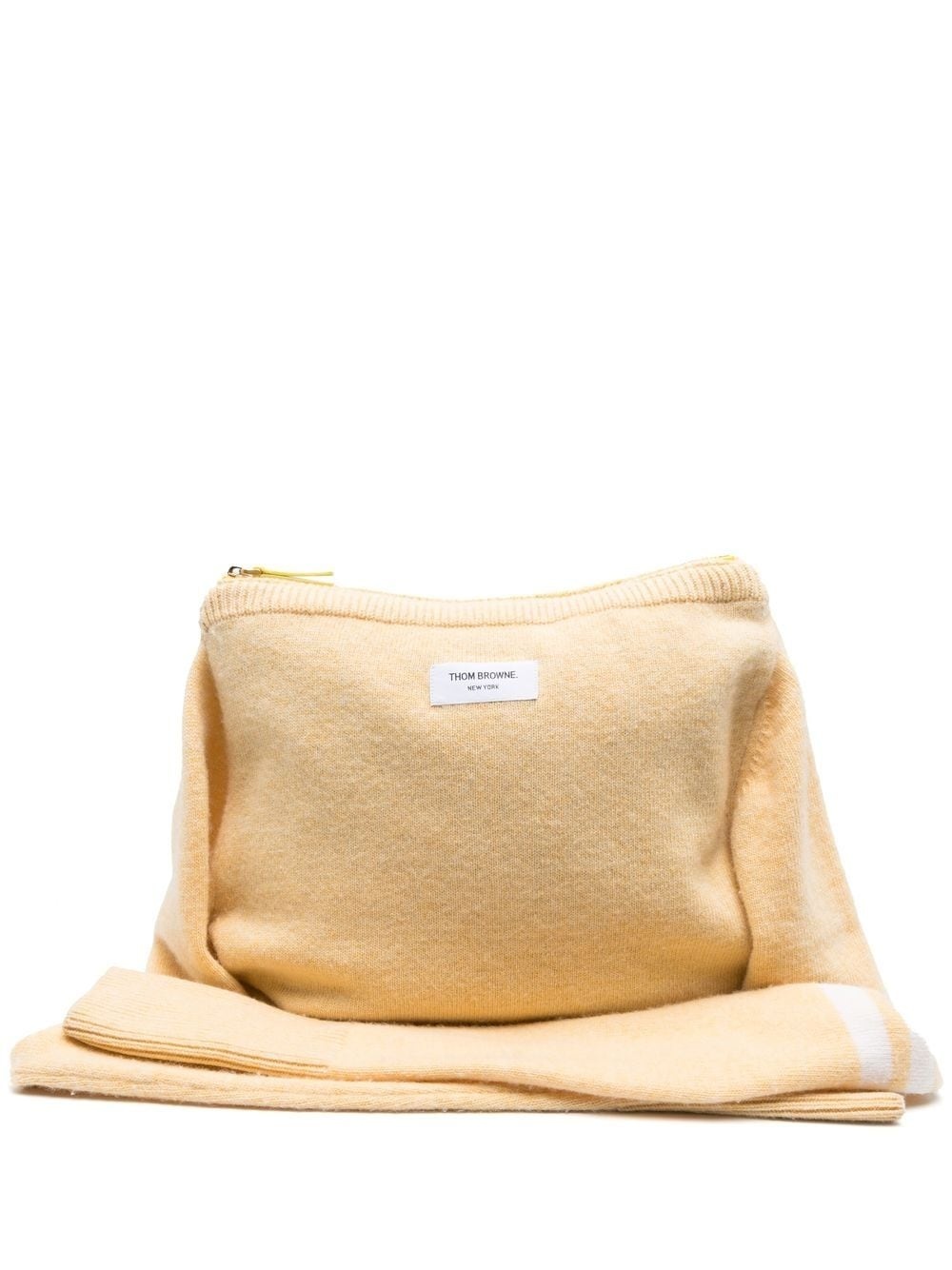 zip-merino jumper tote bag - 1