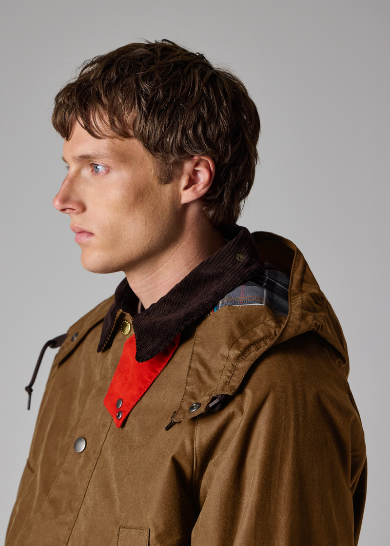 Paul Smith loves Barbour - Tan Waxed Hood 12