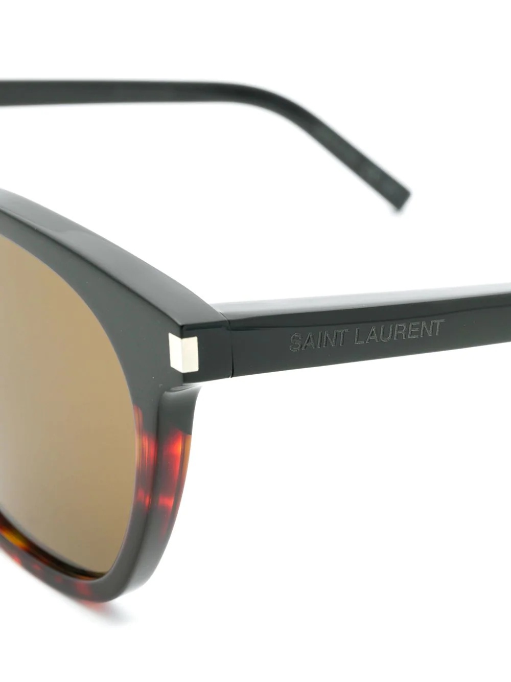 faded tortoiseshell sunglasses - 3