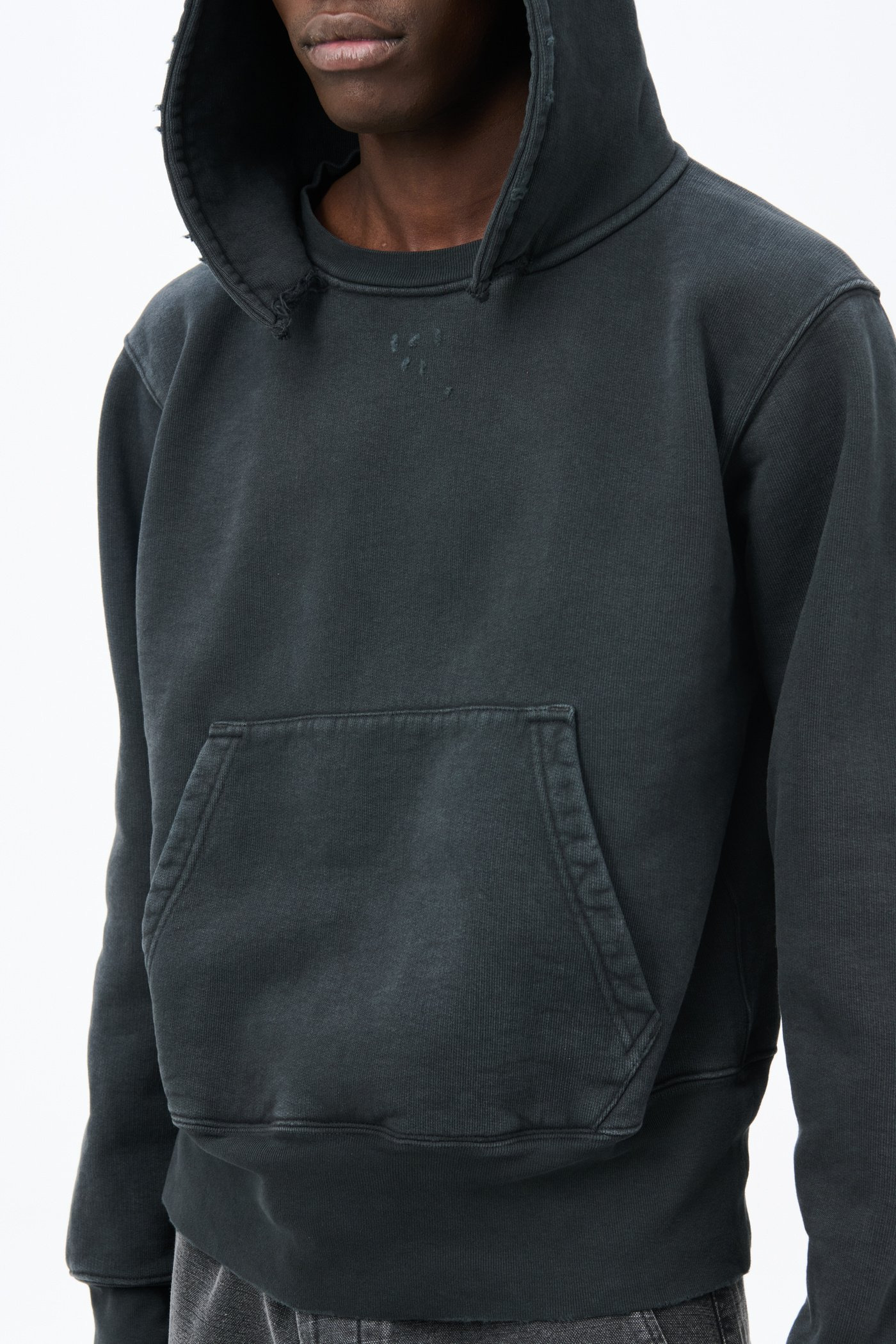 Relic Hood Pigment Black Hefty Fleece - 4