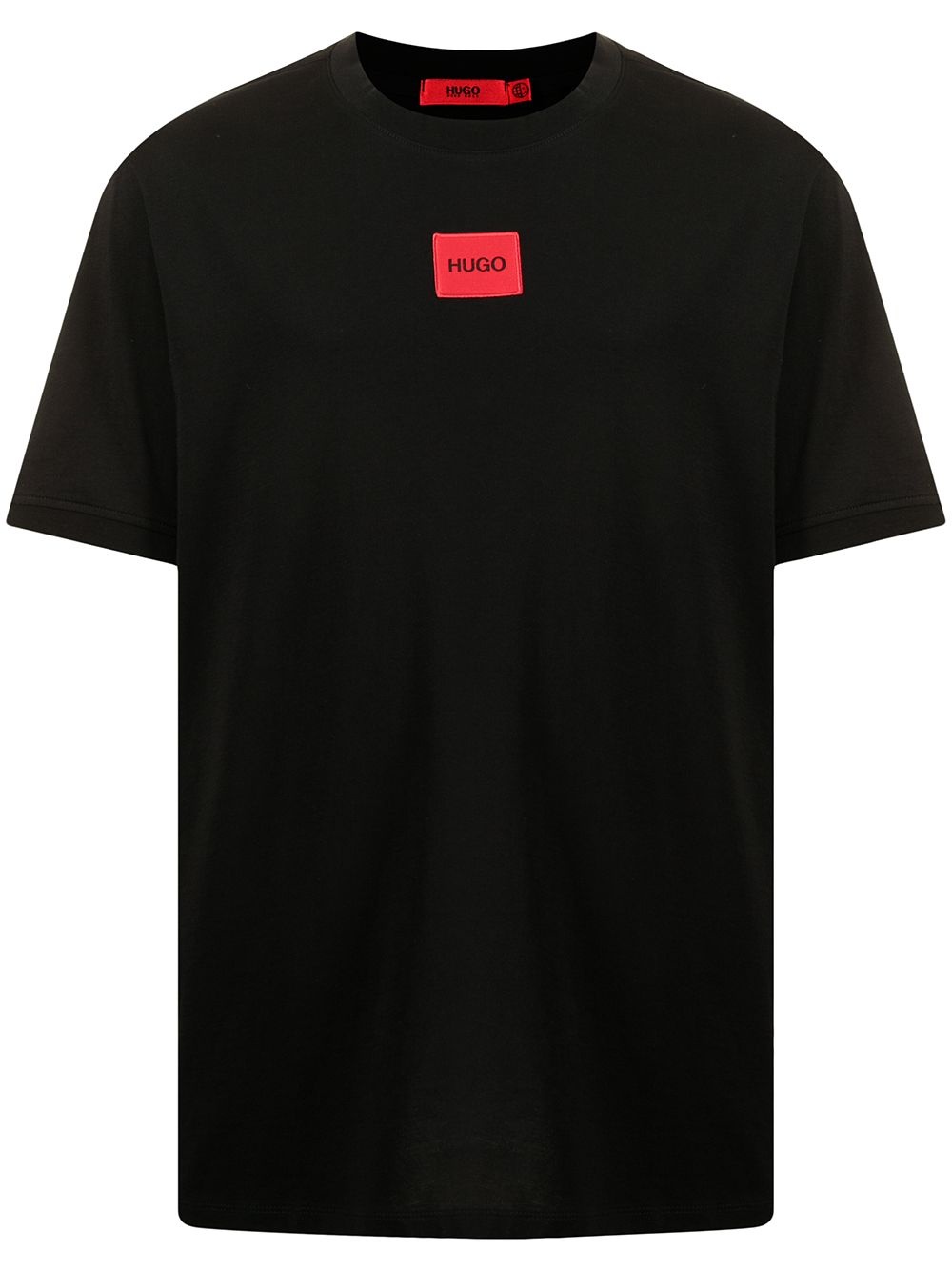 logo-patch cotton T-shirt - 1