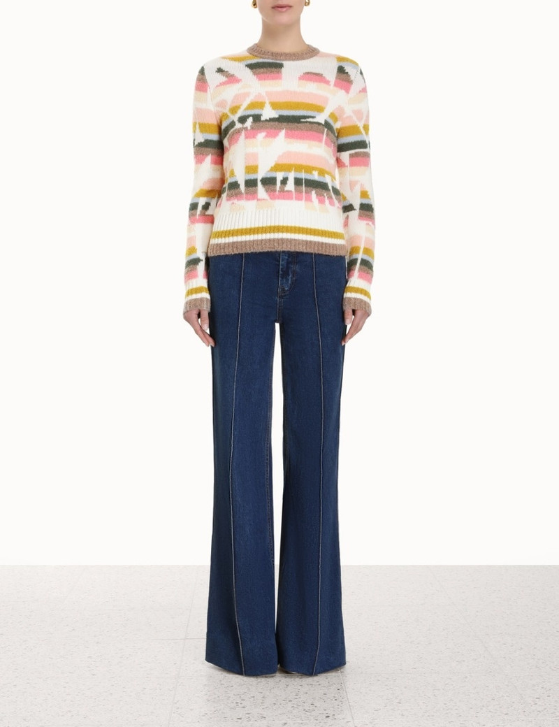 Zimmermann LYRICAL JACQUARD SWEATER outlook