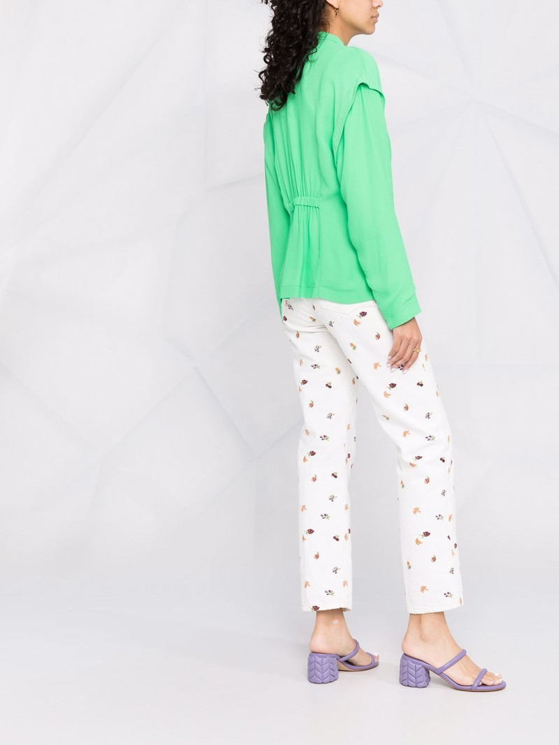 drop-shoulder single-breasted blazer 6