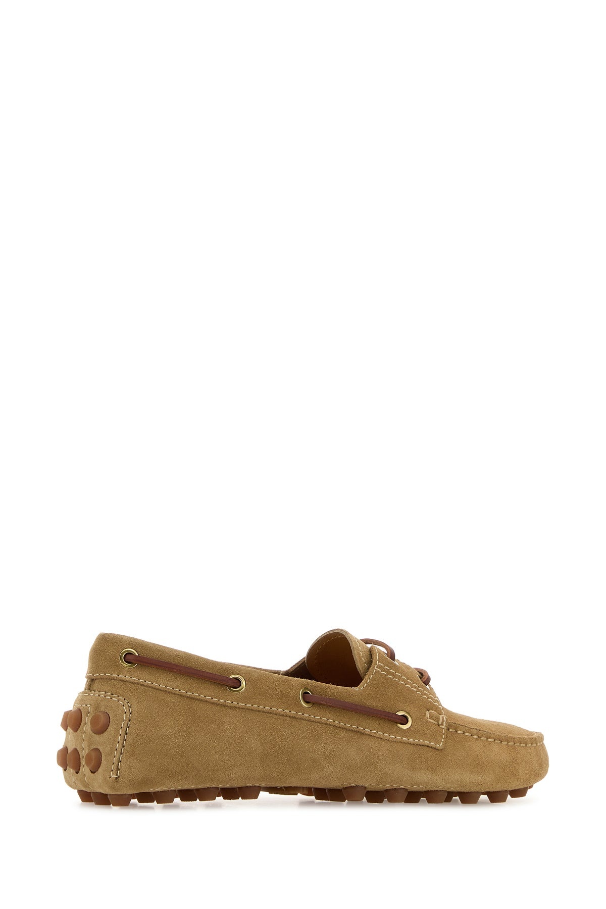 Beige suede Bubble loafers - 3