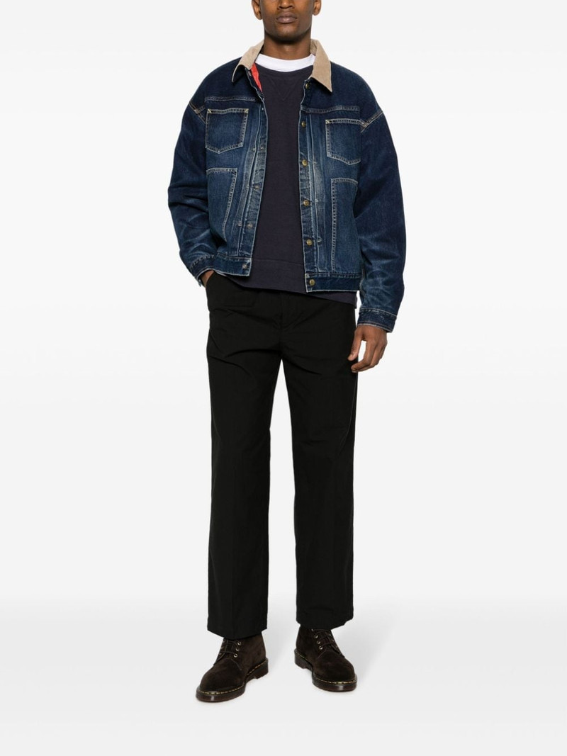 visvim button-fastening cotton chinos outlook