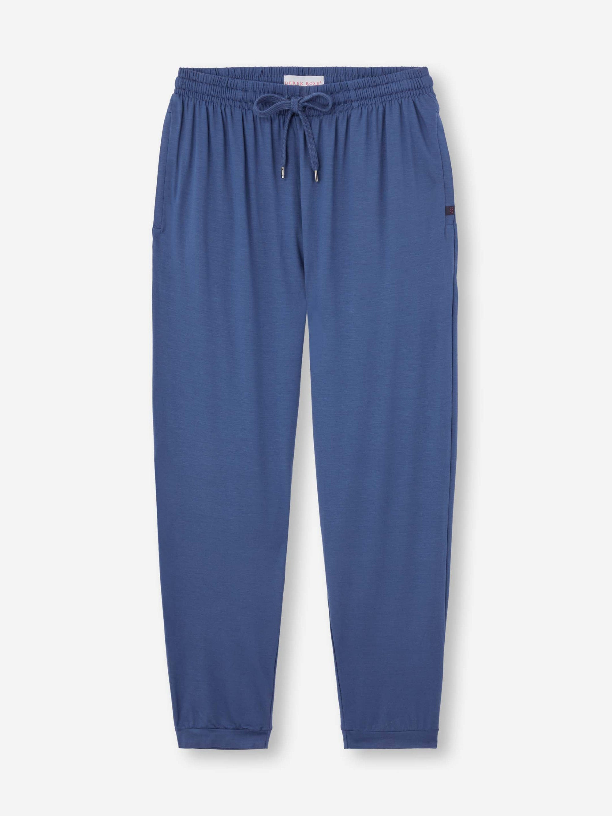 Men's Track Pants Basel Micro Modal Stretch Sapphire - 2
