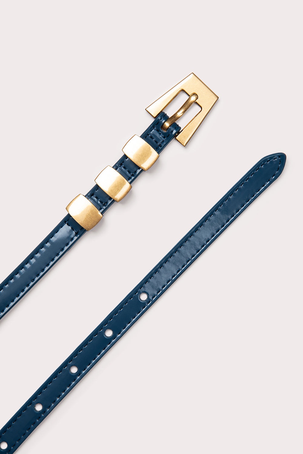 Vic Cobalto Semi Patent Leather - 3