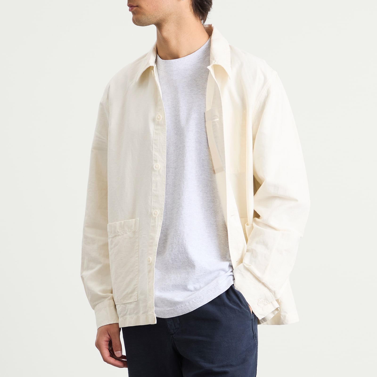 Norse Projects Julian Cotton Linen Overshirt - 2