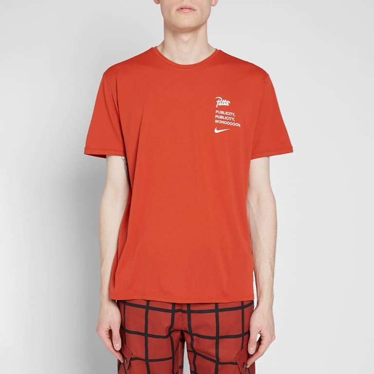 Nike x Patta T-Shirt 'Dragon Red White' AH6490-630 - 2