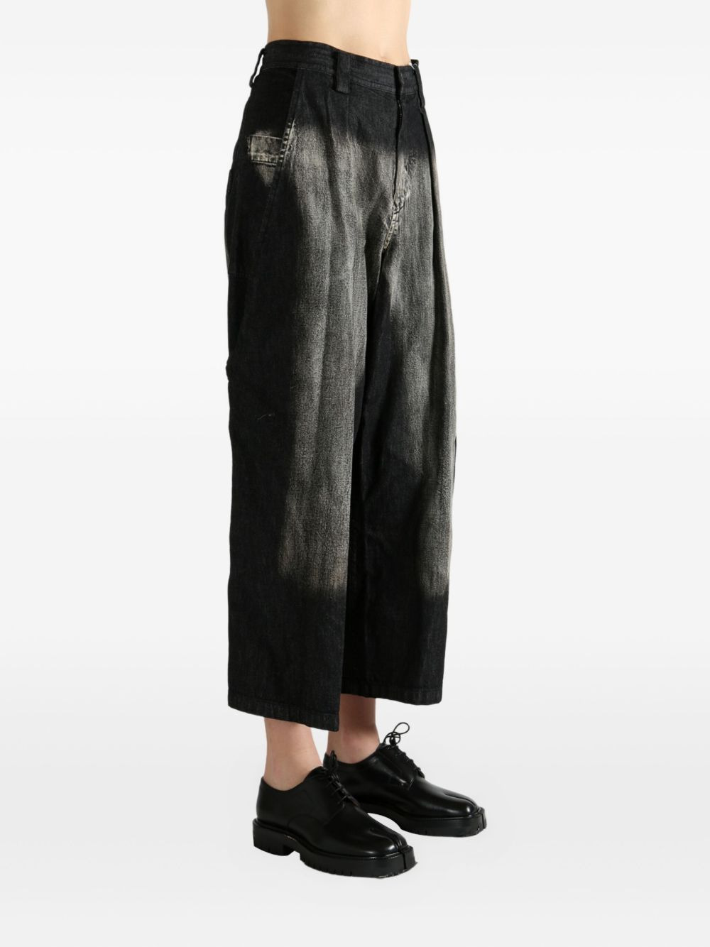 faded-effect trousers - 3