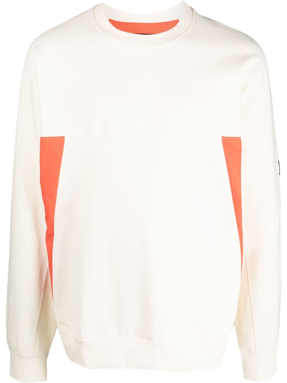 logo-patch crew-neck sweatshirt - 1