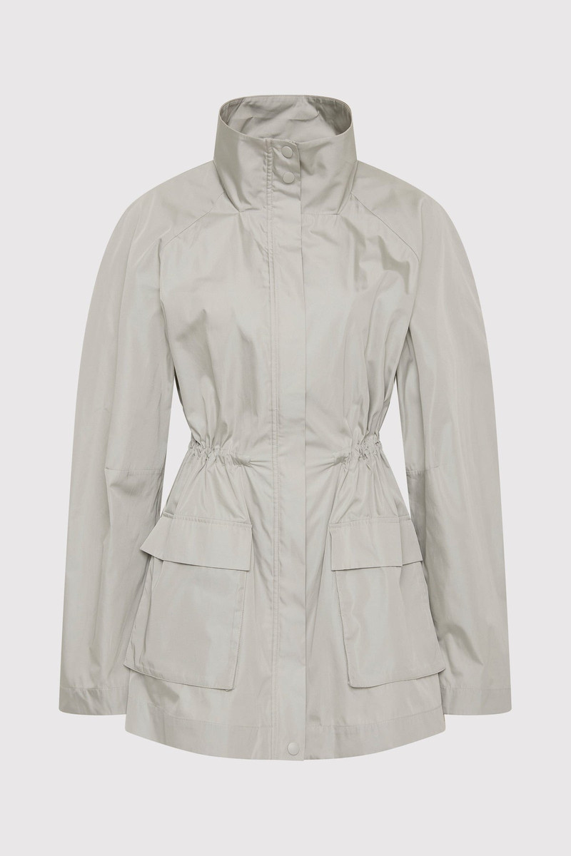 Paper Taffeta Parka - Silver 1