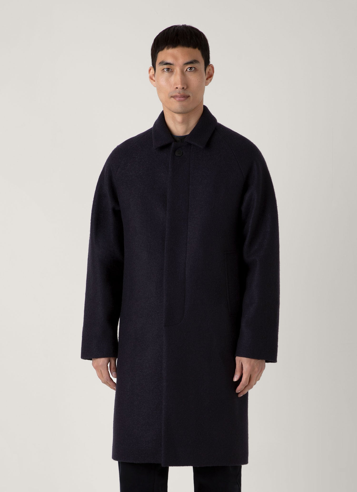 Boiled Wool Car Coat - 2