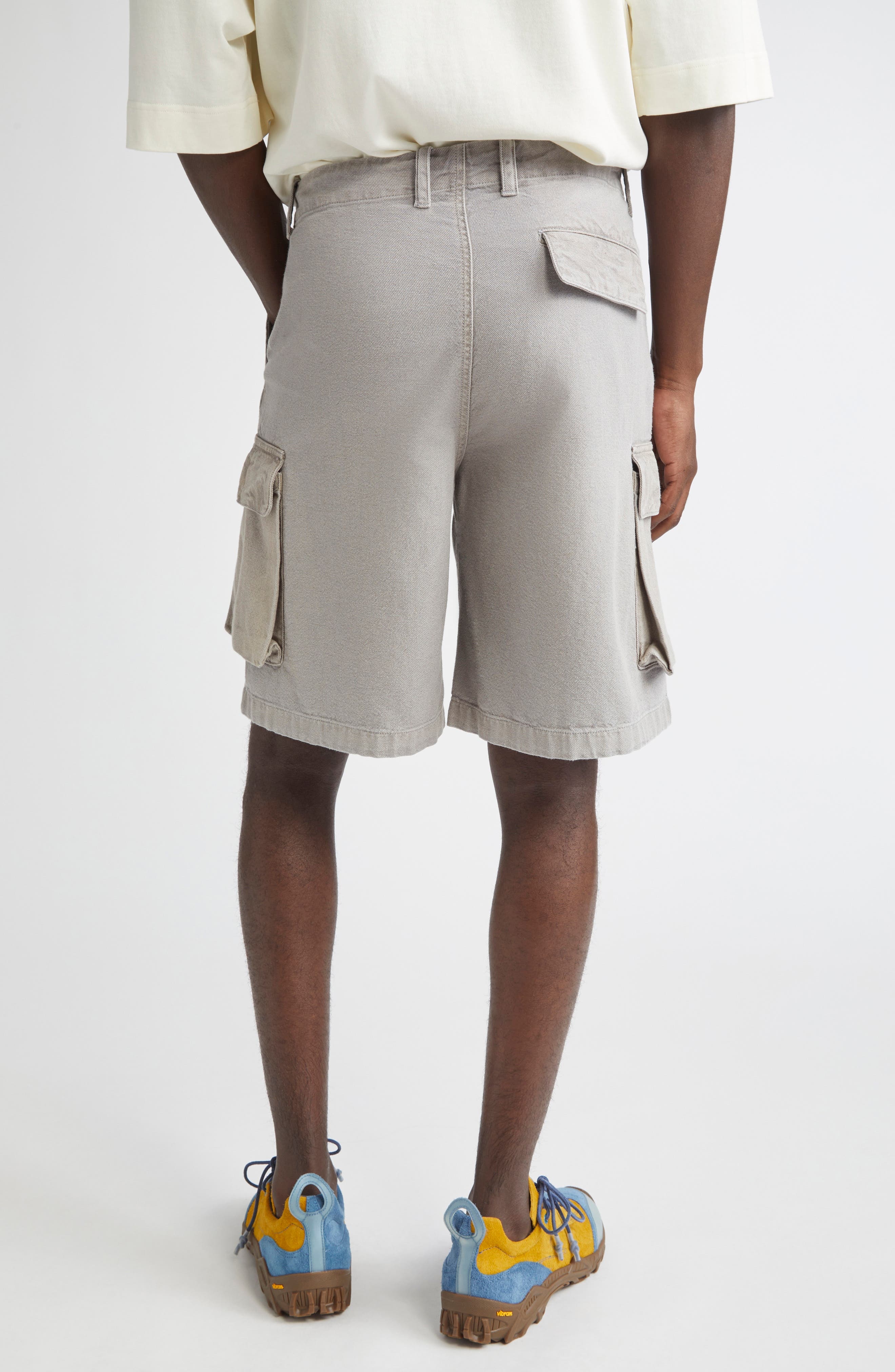 OUR LEGACY Mount Crago Shorts in Stone Gravel Draping Canvas at Nordstrom - 2