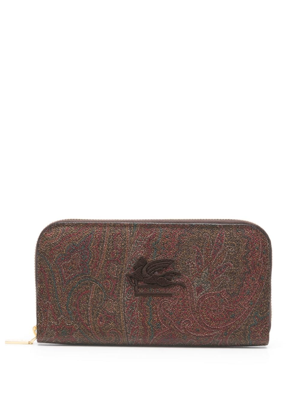 paisley-print wallet - 1