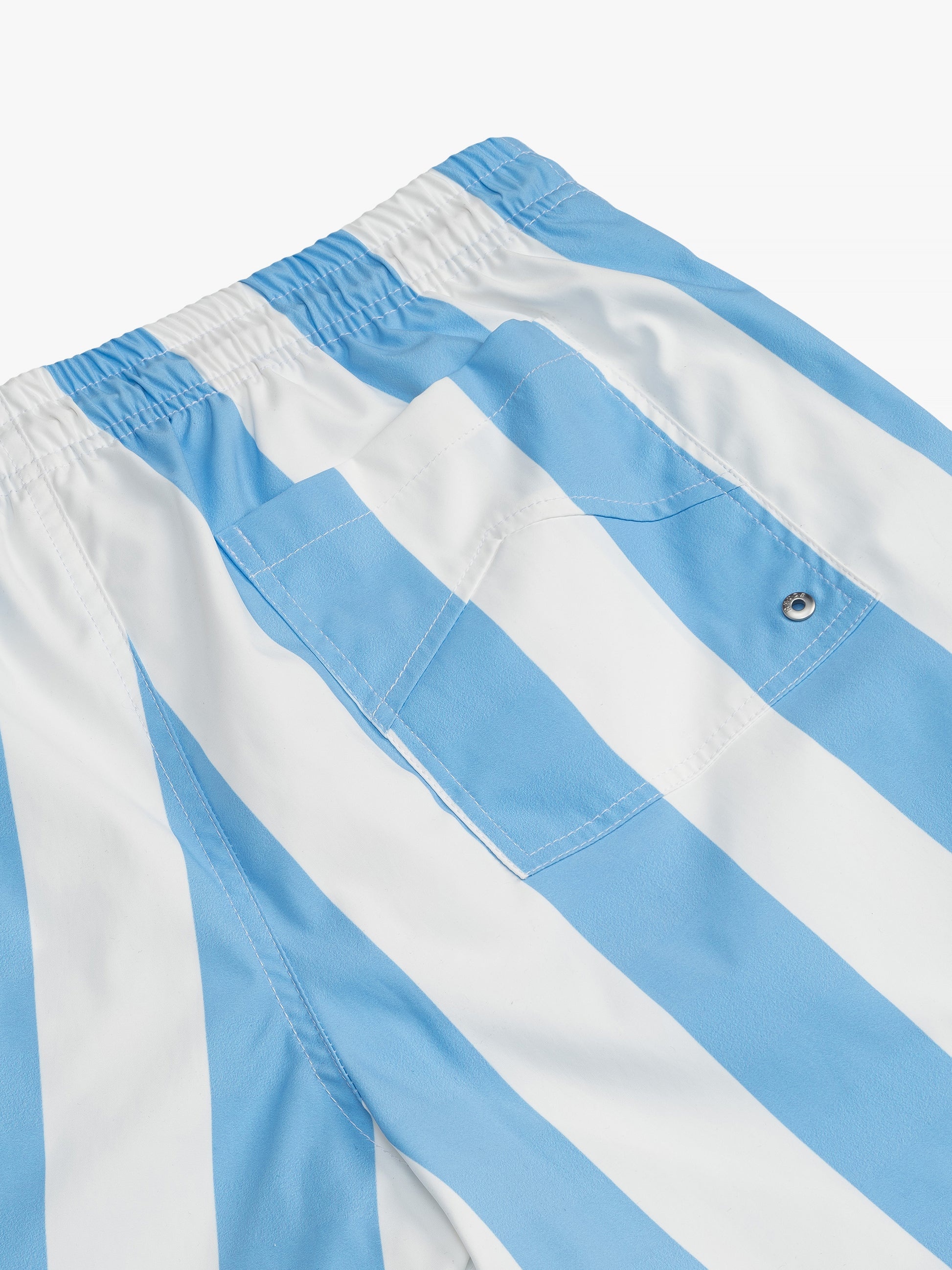 RHUDE LOGO STRIPED TRUNKS - 4