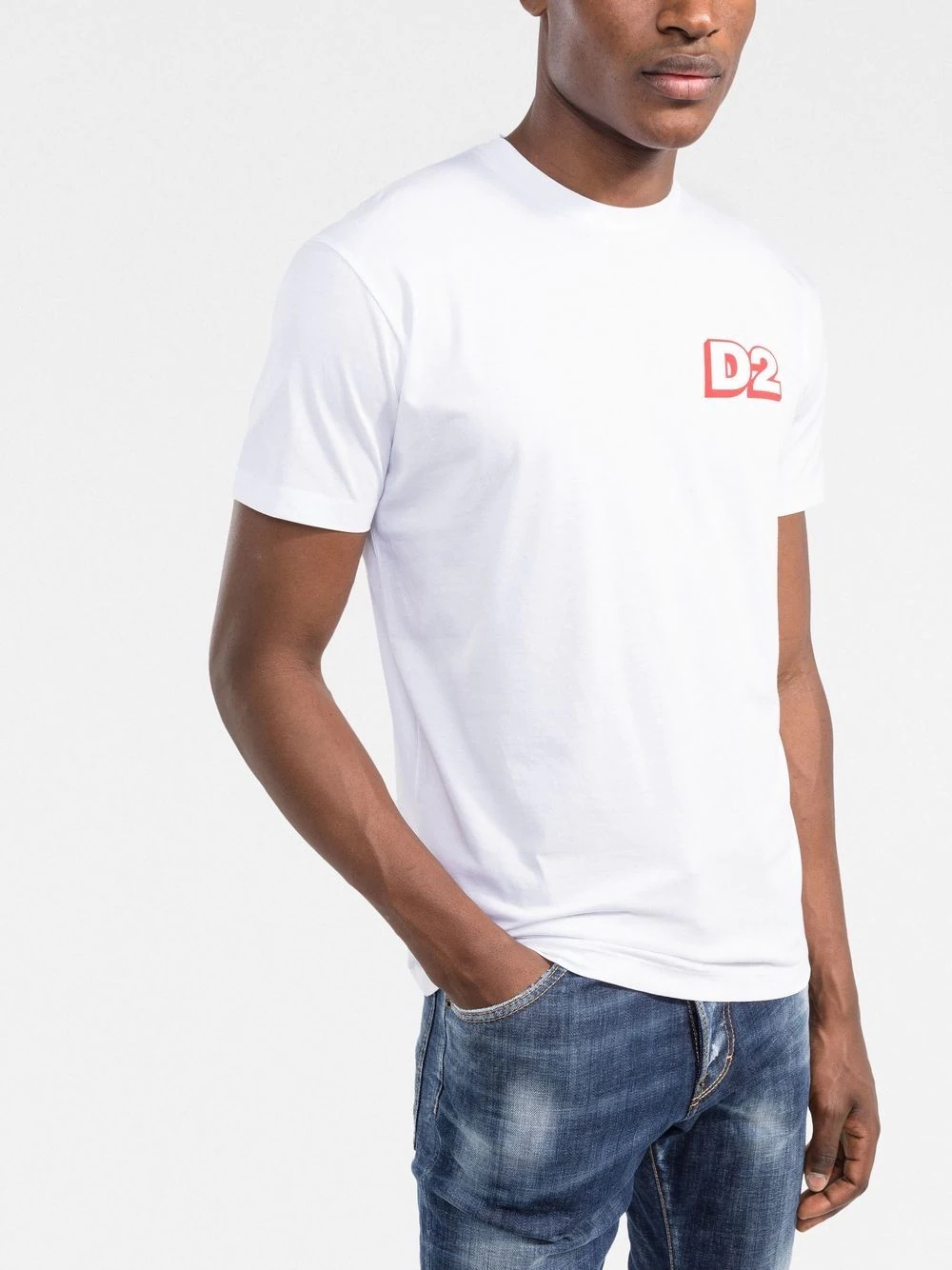 logo-print cotton T-shirt - 3