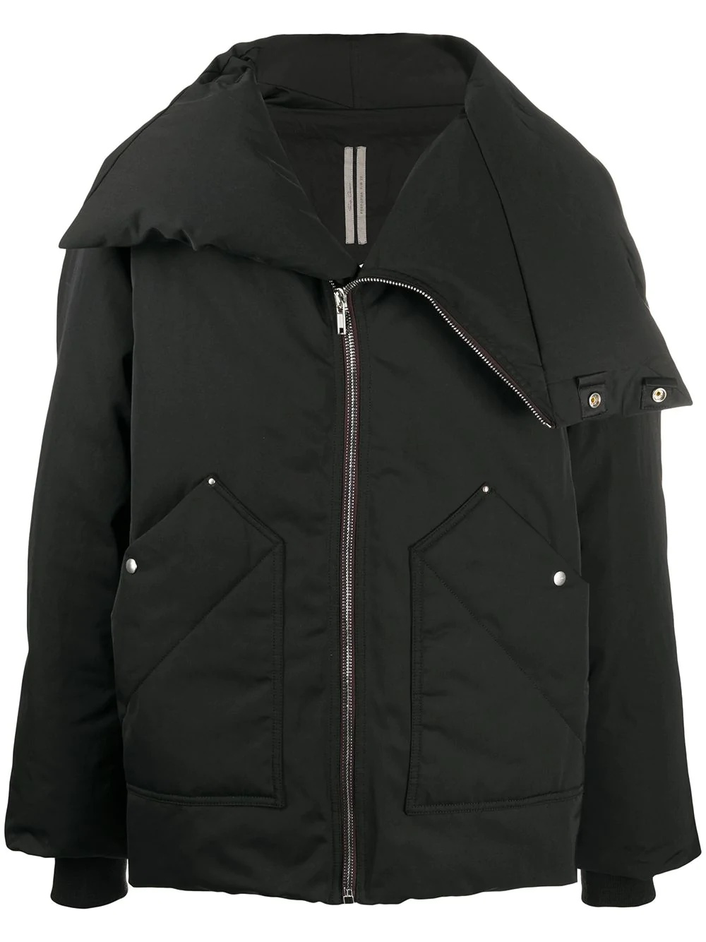 asymmetric padded down jacket - 1