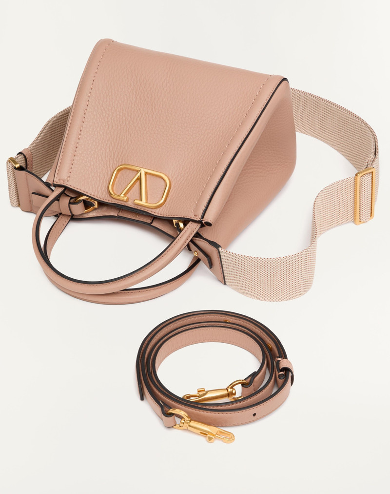 VALENTINO GARAVANI ALLTIME SMALL HANDBAG IN GRAINY CALFSKIN 5