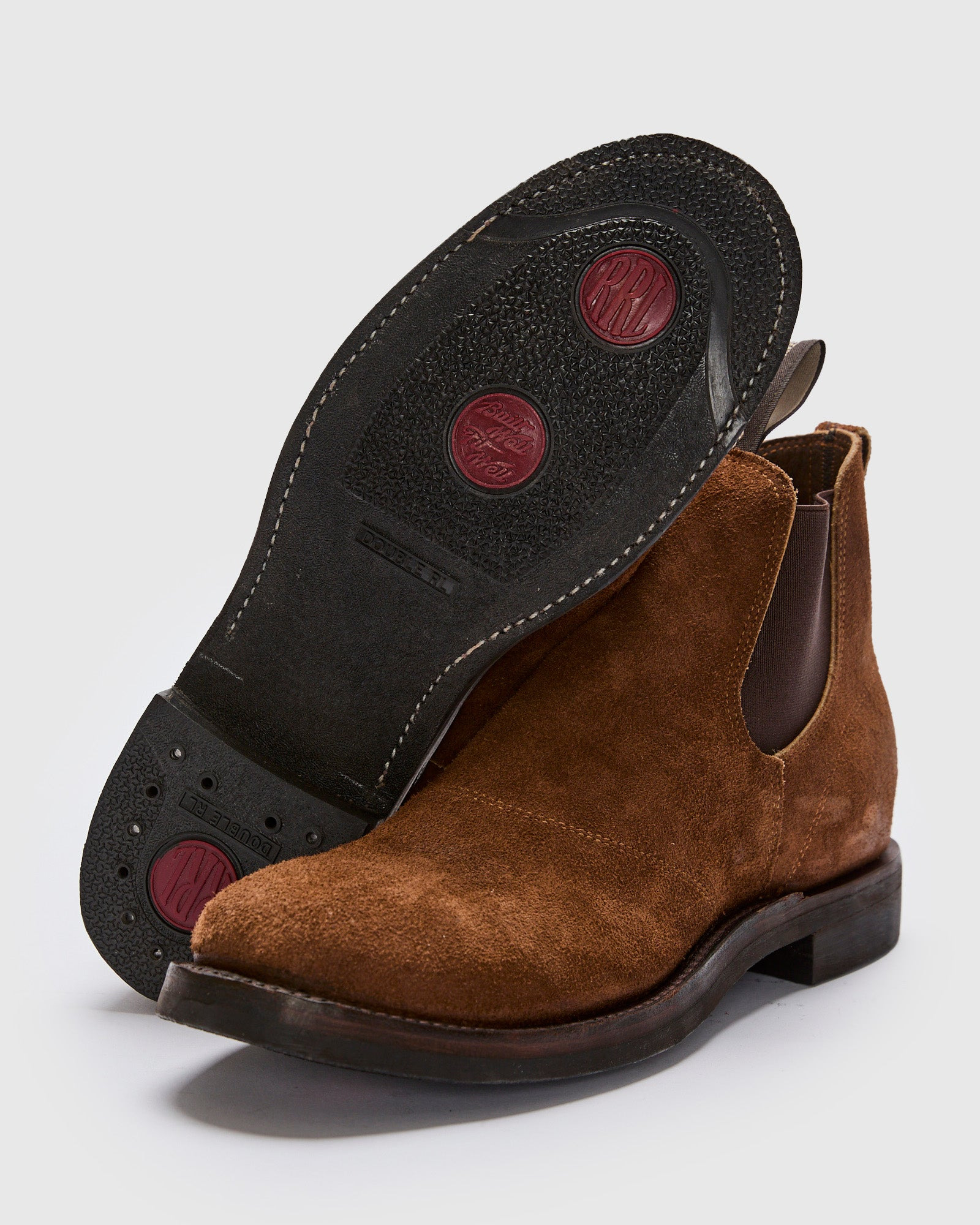Congress Chelsea Boot in Brown Roughout - 2