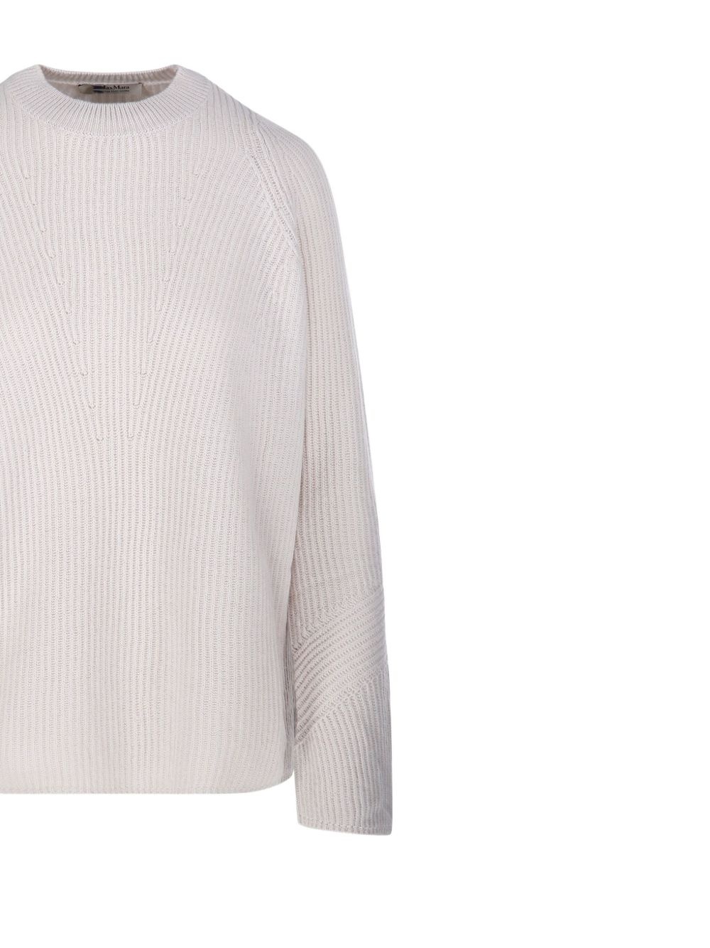 ribbed-knit raglan-sleeve sweater - 4
