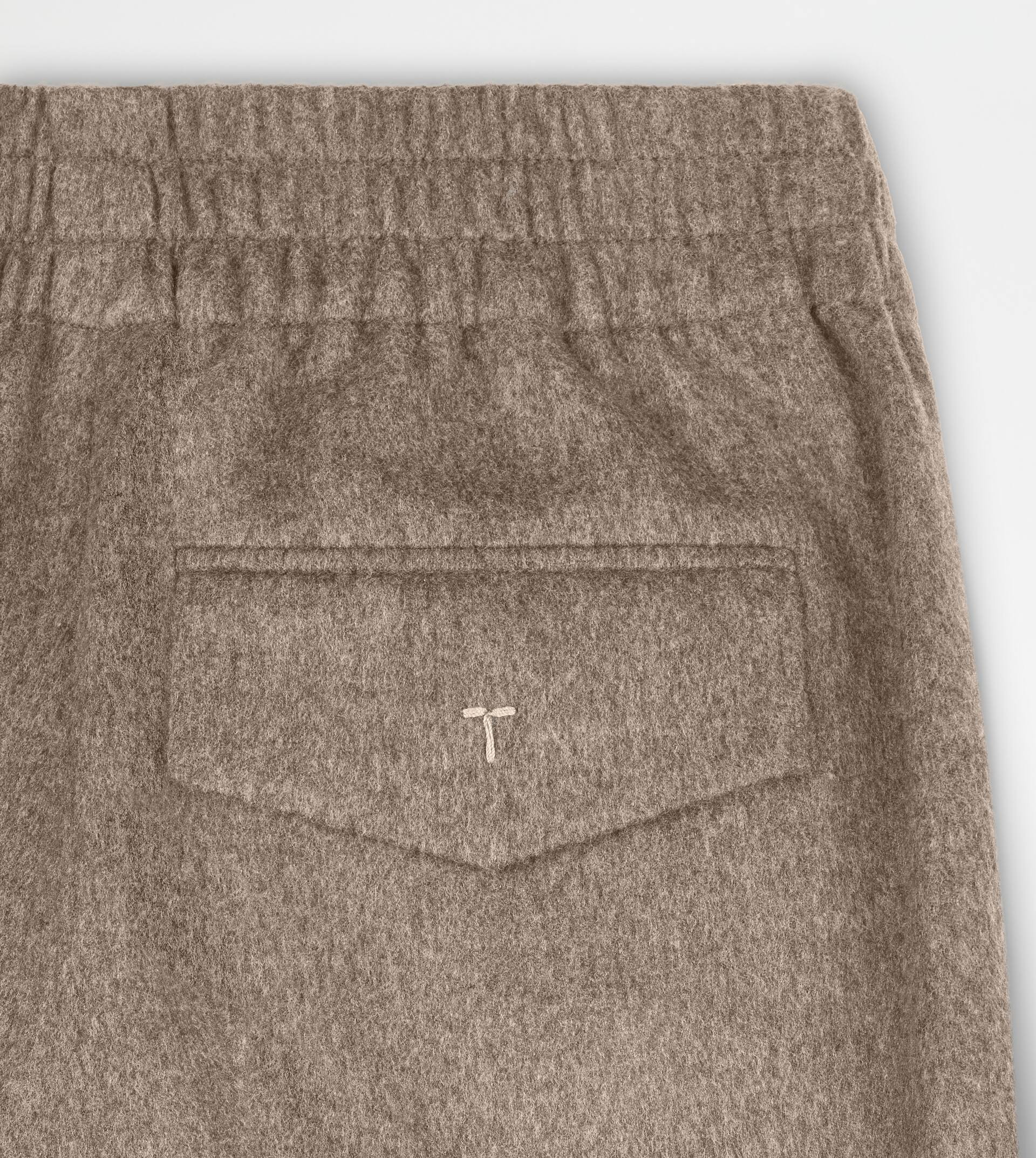 CASHMERE BLEND PANTS - BEIGE - 3