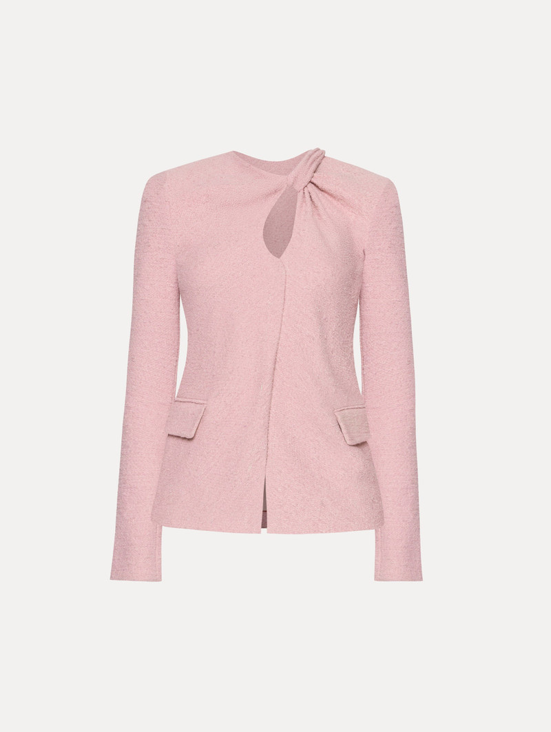 TWIST-DETAILED TWEED JACKET 1