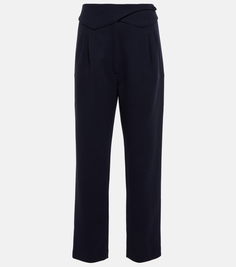 Basque high-rise virgin wool pants 1