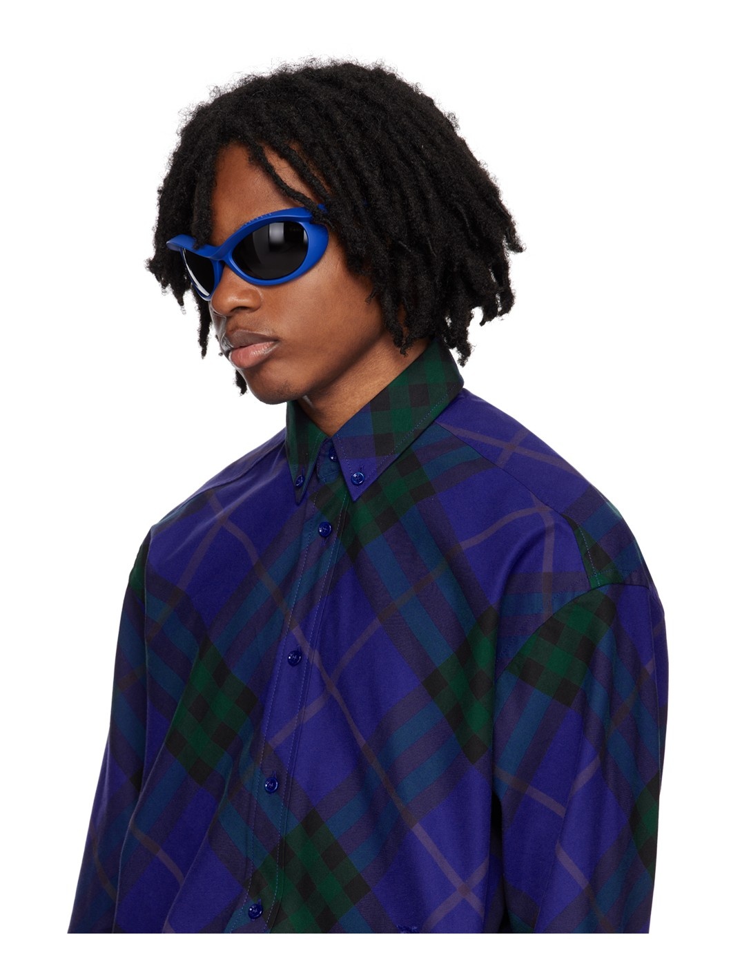 Blue Blinker Sunglasses - 4