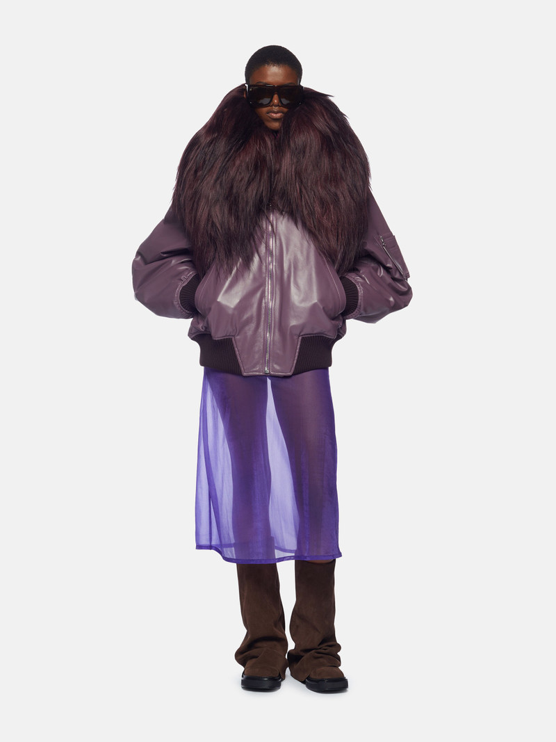 THE ATTICO ''ANJA'' MAUVE BOMBER outlook