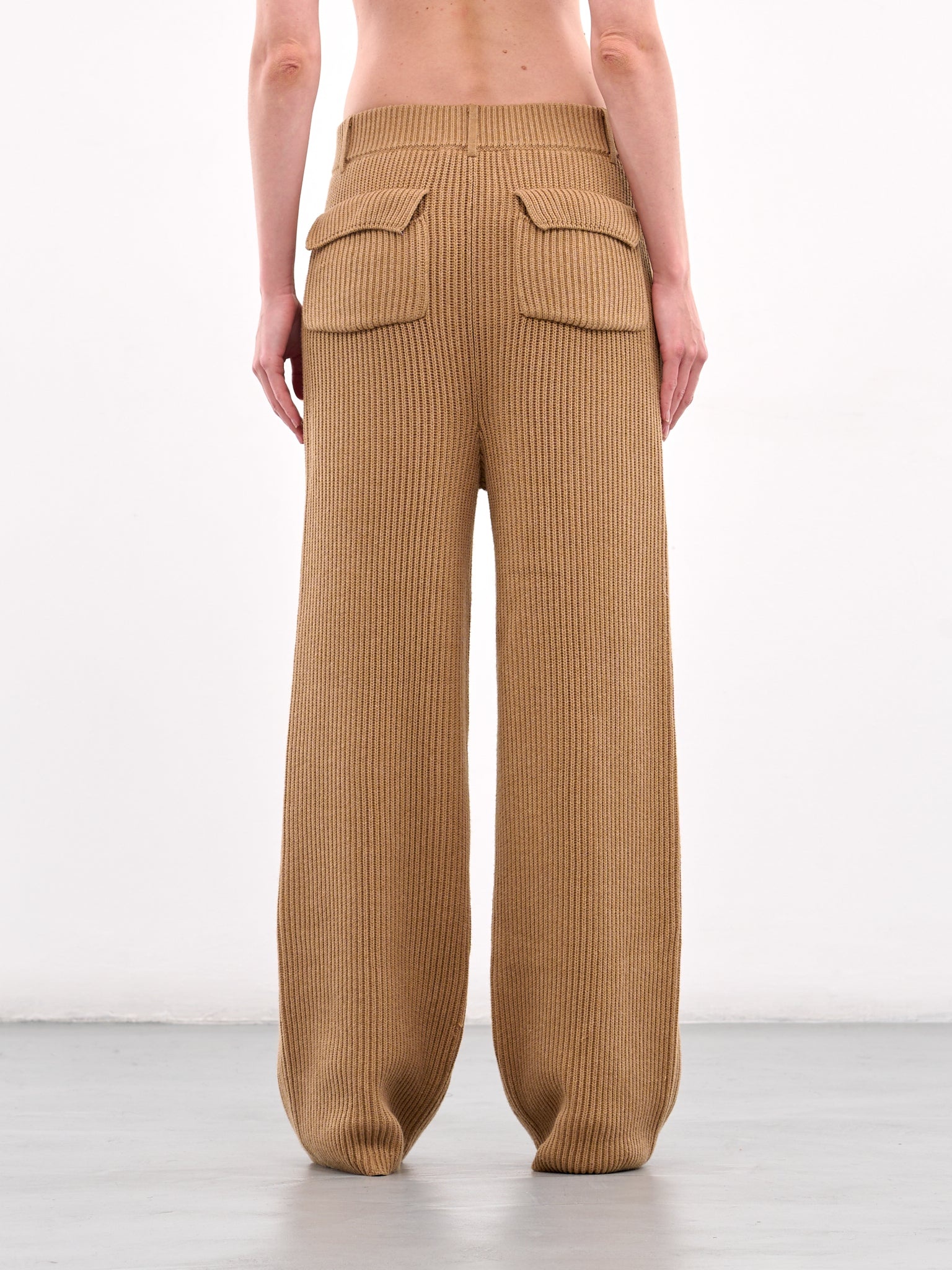 Ribbed Knit Trousers - 3