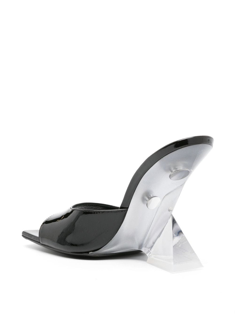 Cheope 105mm leather mules 3