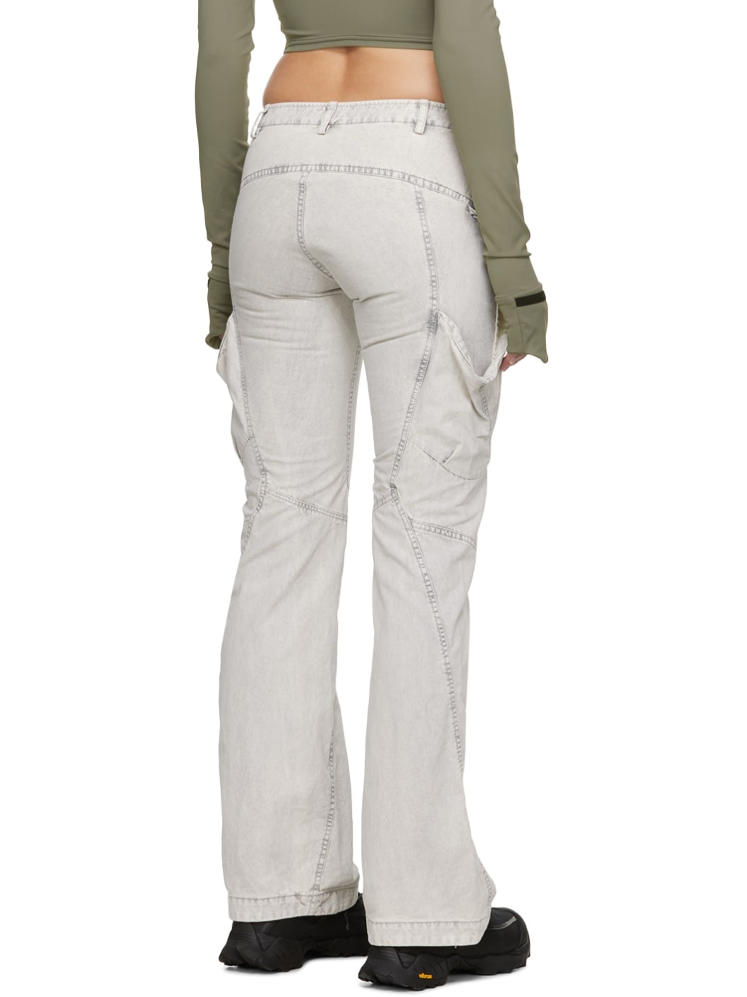 Gray Pocket Trousers - 3