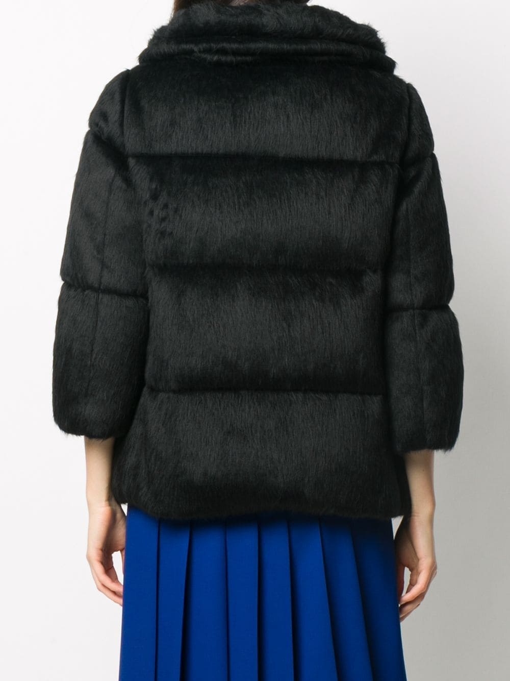 faux-fur padded jacket - 4