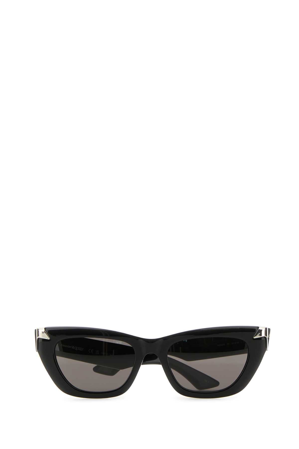 Alexander Mcqueen Women Black Acetate Punk Rivet Sunglasses - 2