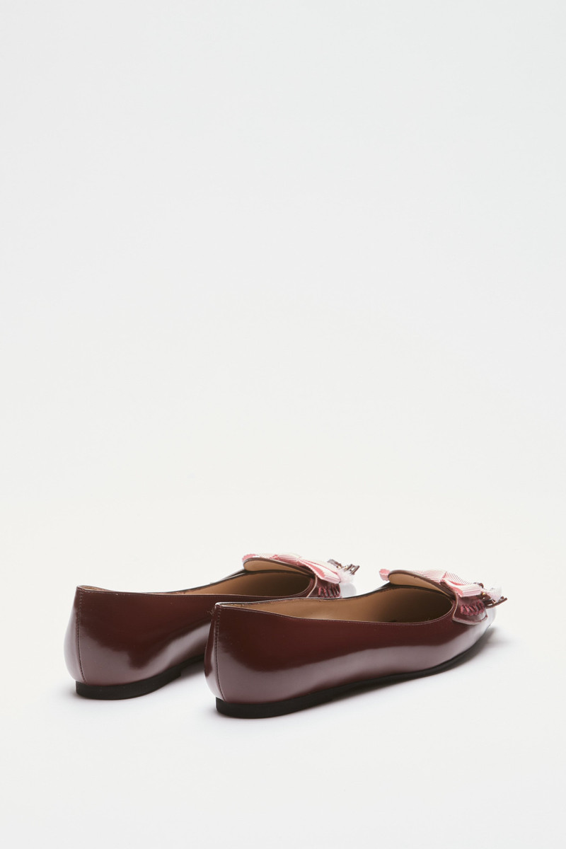 N°21 POINTED BALLERINAS WITH FRINGES AND STUDS outlook