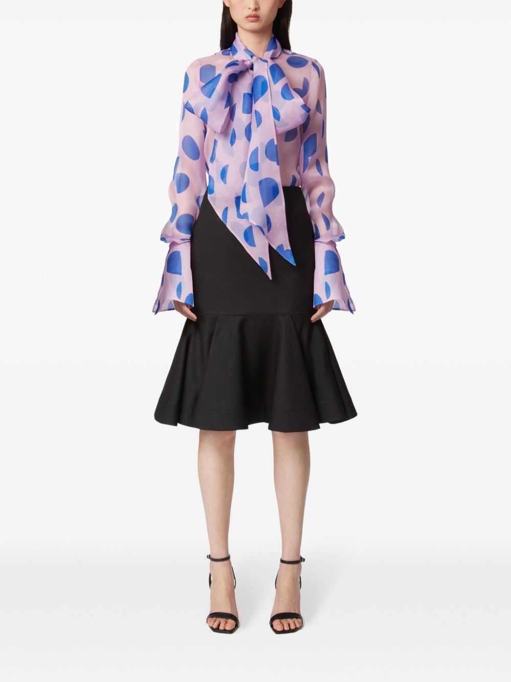peplum midi skirt - 2